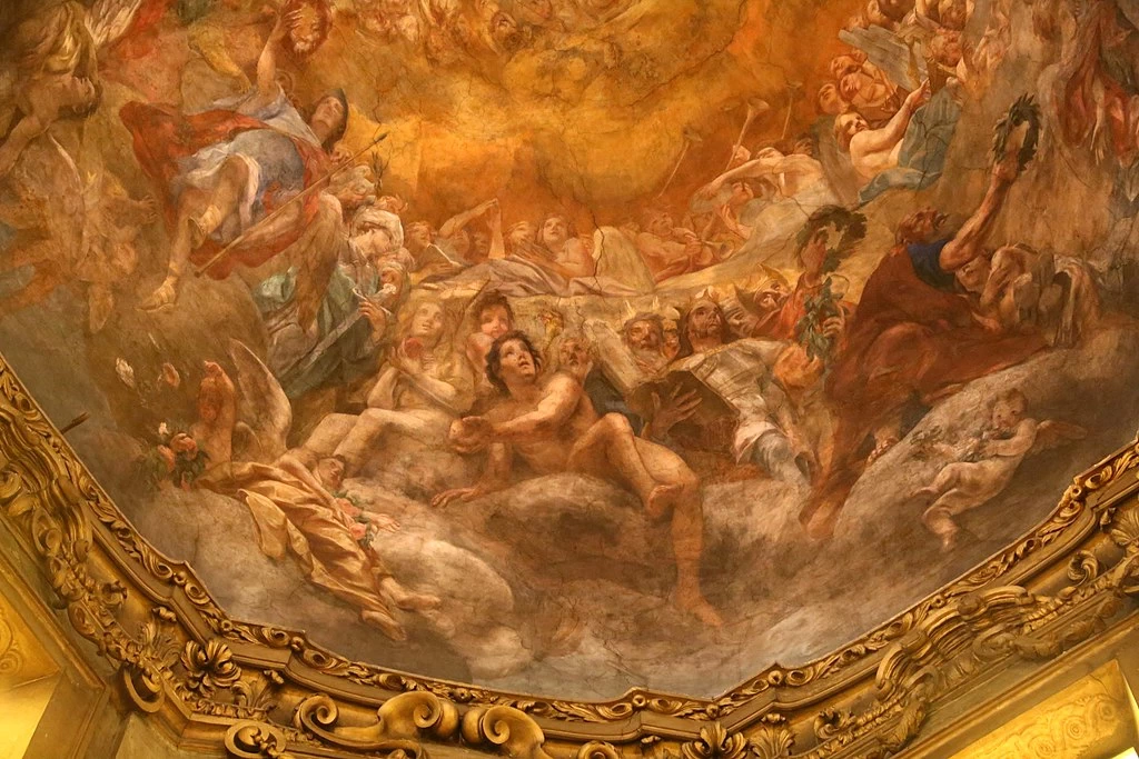 Assunzione della Vergine - Cappella della Madonna del Fuoco, dettaglio 3, Duomo di Forlì